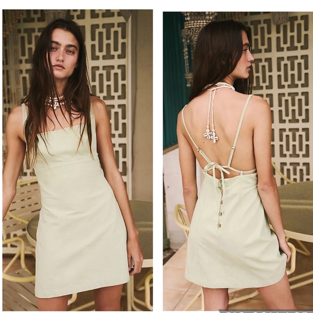 NWOT Free People Little Loca Mini Black Dress SMALL